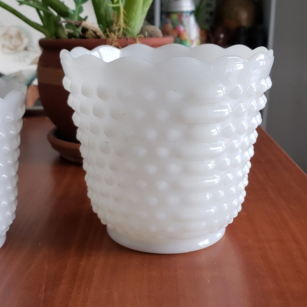 Fire King Hobnail Vase